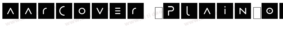 Aarcover (Plain)001.001字体转换